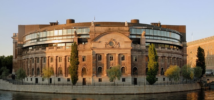 Photo du Riksdagshuset à Stockholm