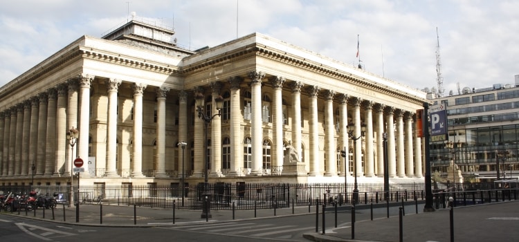 Photo de la Bourse de Paris